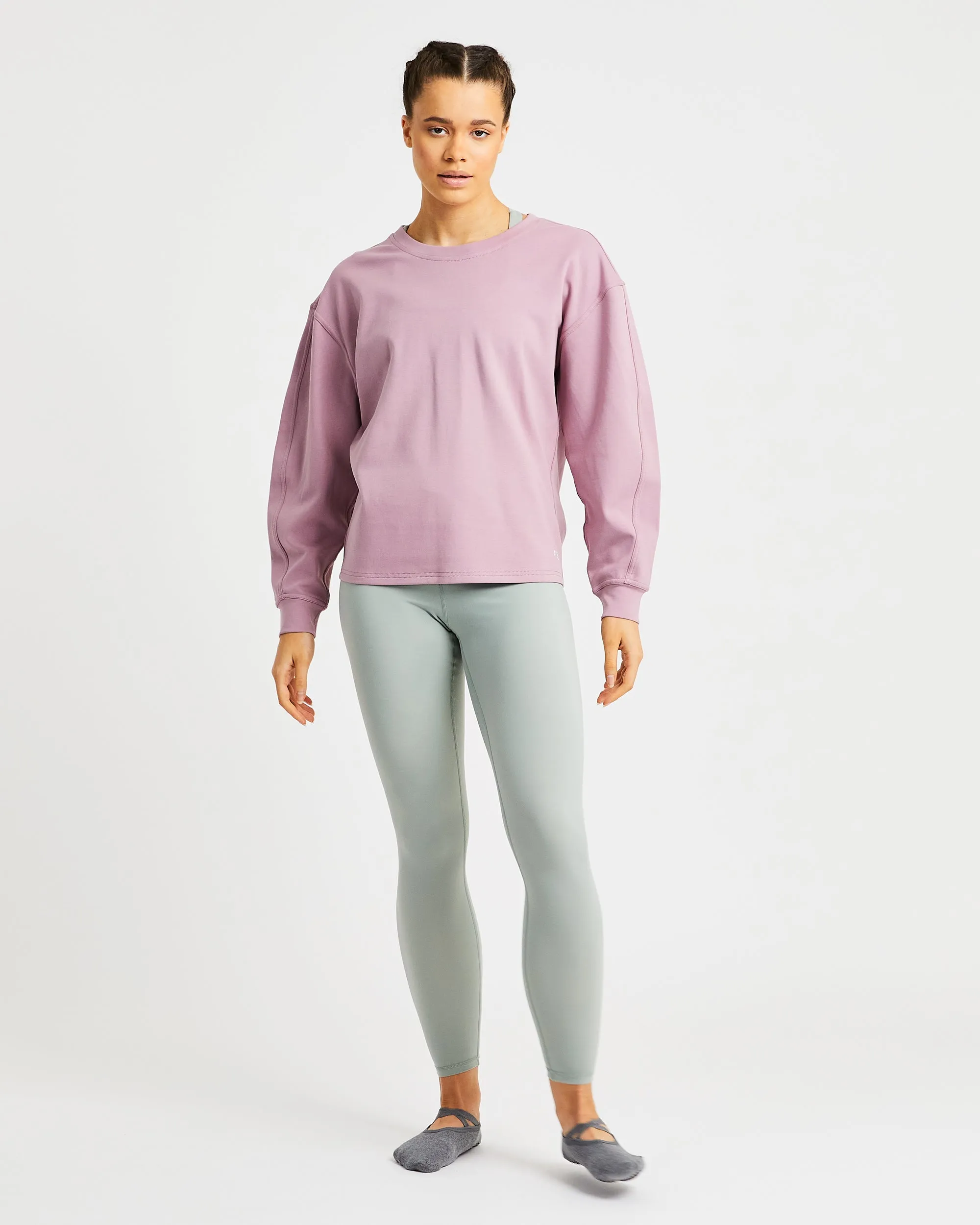 Essence Drawcord Jumper - Mink Pink sold by AYBL product image thumbnail 5