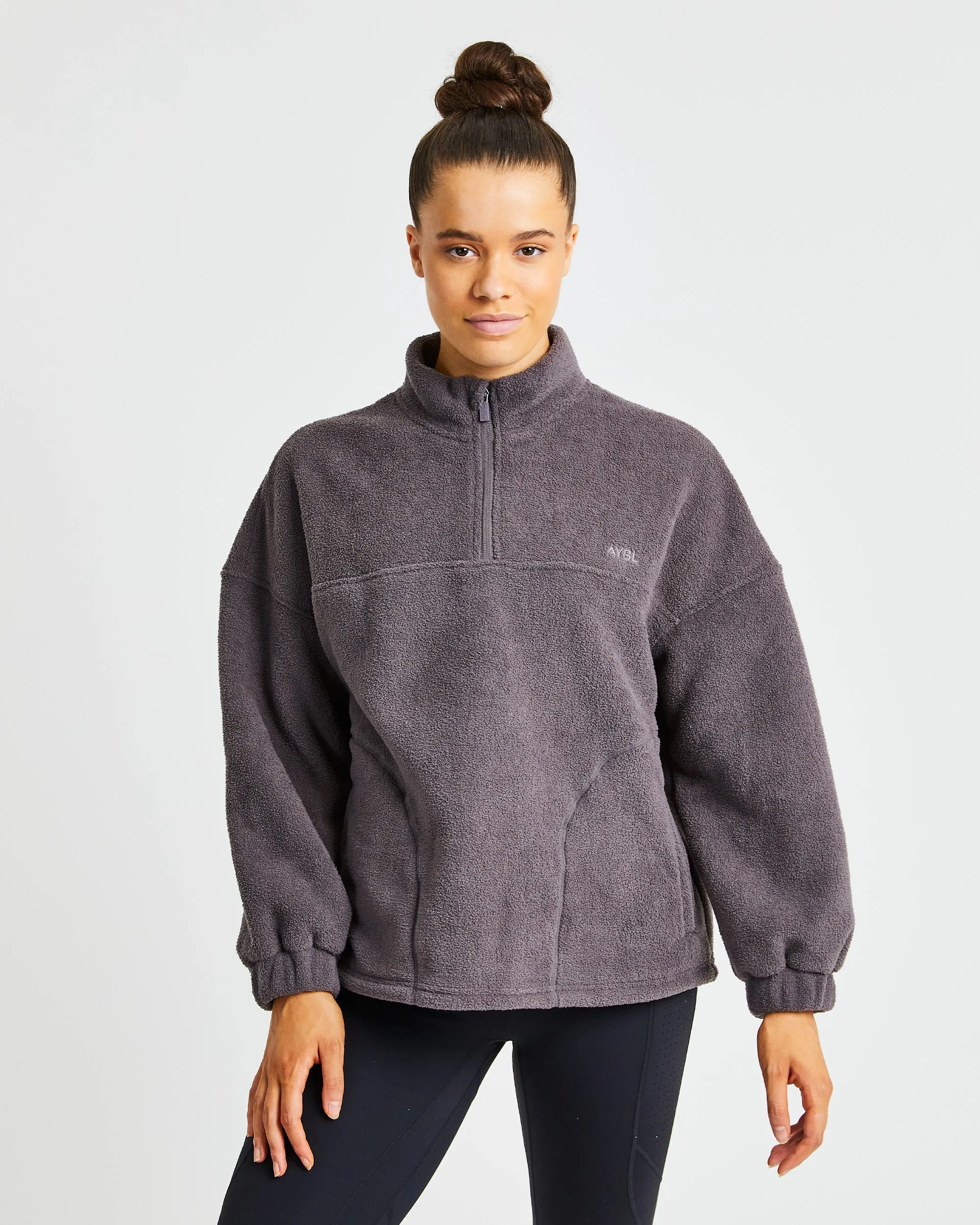 Effortless Oversized Fleece - Charcoal sold by AYBL