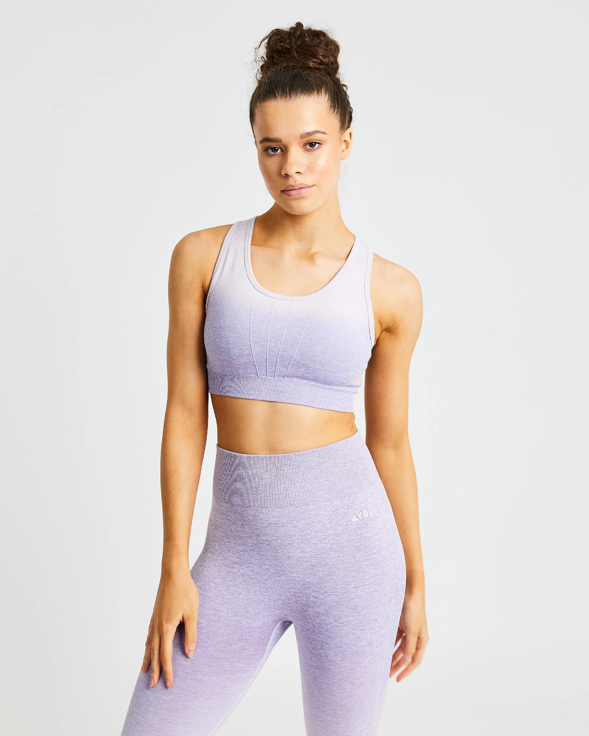 Pulse Ombré Seamless Sports Bra - Lilac sold by AYBL