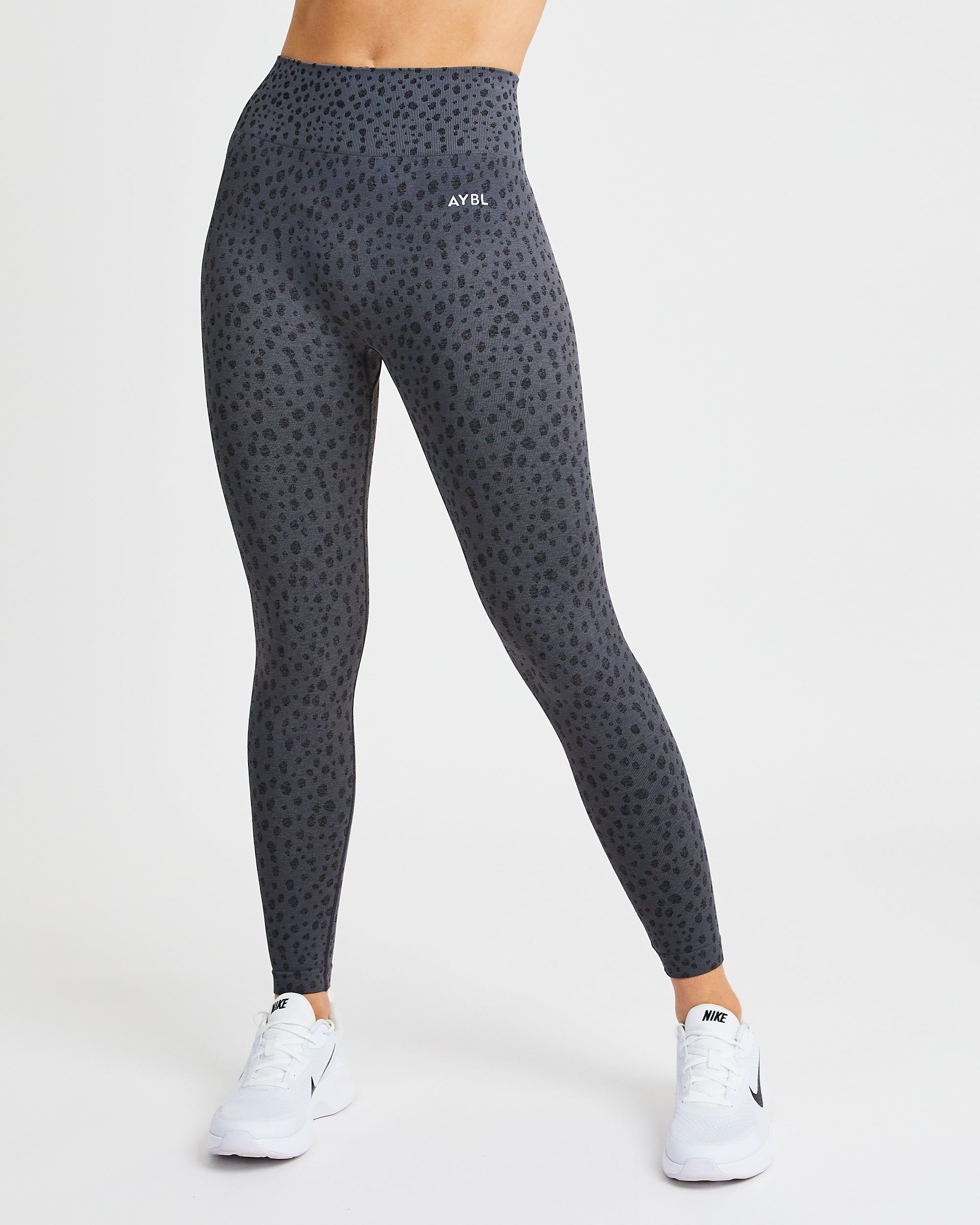 Evolve Speckle Seamless Leggings - Charcoal sold by AYBL