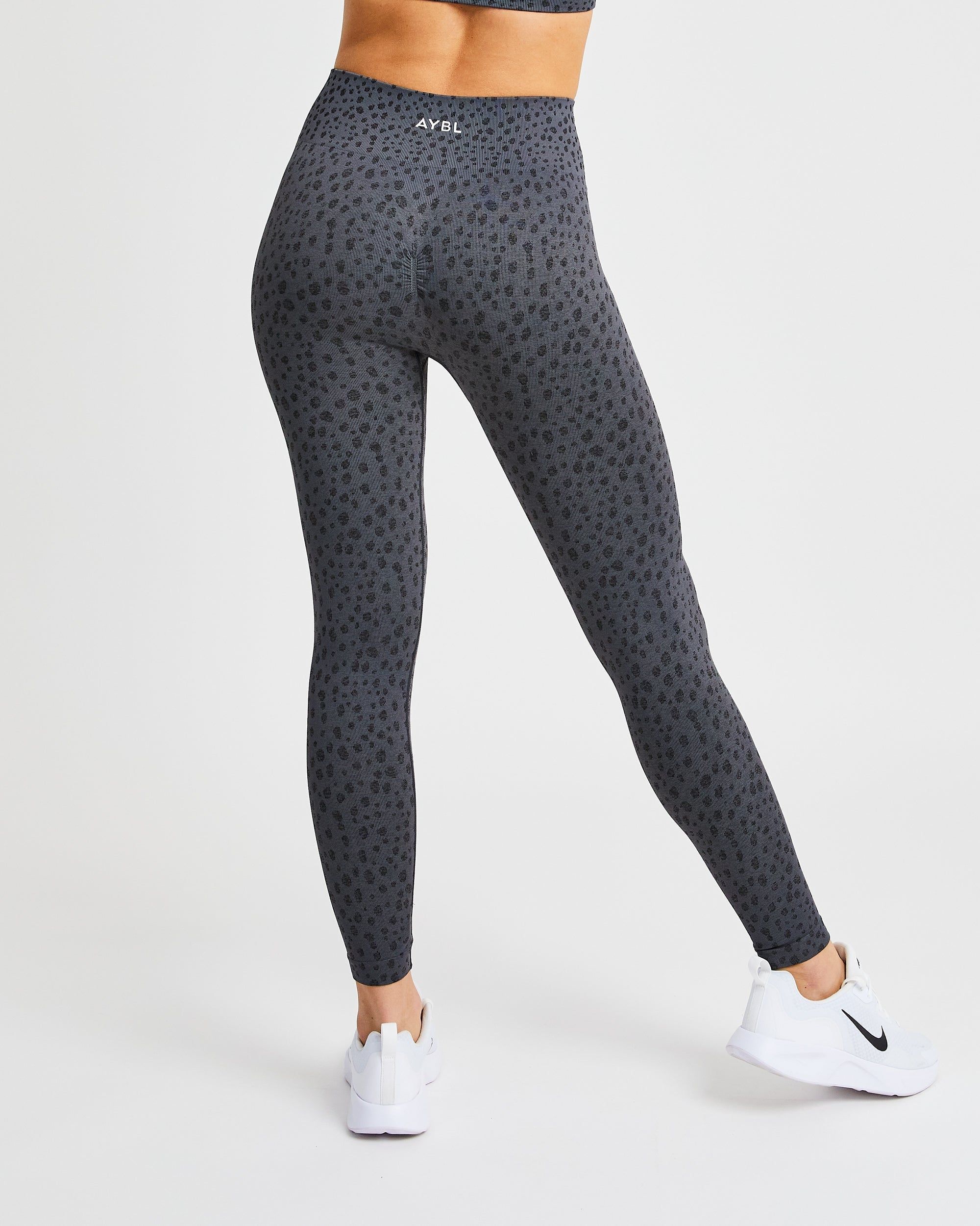 Evolve Speckle Seamless Leggings - Charcoal sold by AYBL product image thumbnail 2