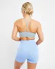Essential Ruched Sports Bra - Pebble Grey sold by AYBL