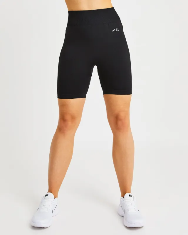 Motion Seamless Cycling Shorts - Black sold by AYBL