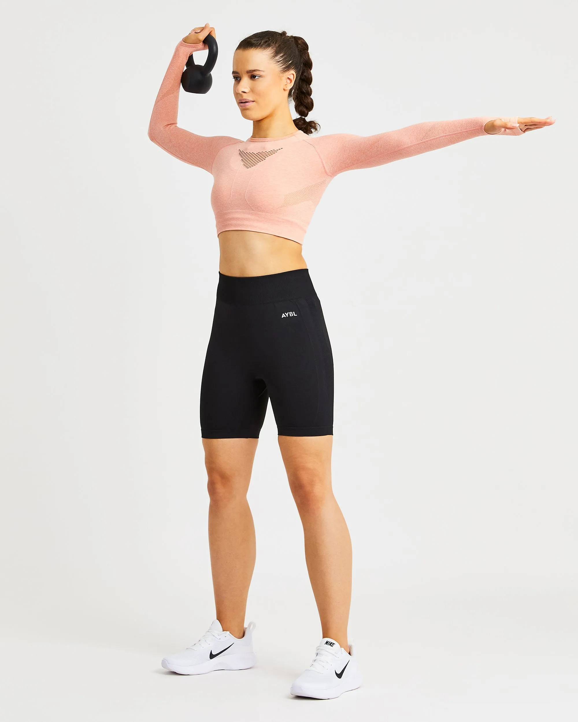 Motion Seamless Cycling Shorts - Black sold by AYBL product image thumbnail 5