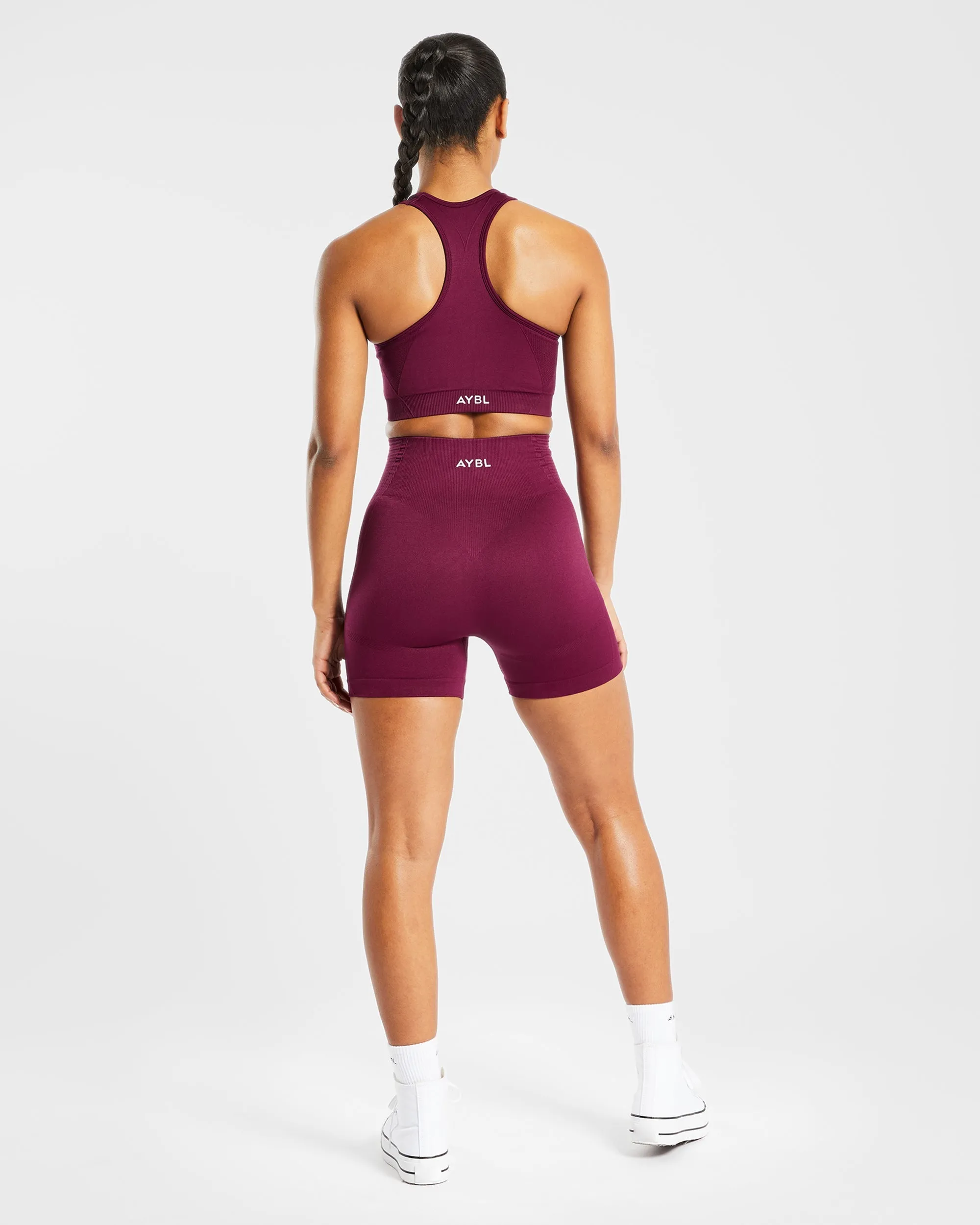 Balance V2 Seamless Sports Bra - Purple Wine sold by AYBL product image thumbnail 4