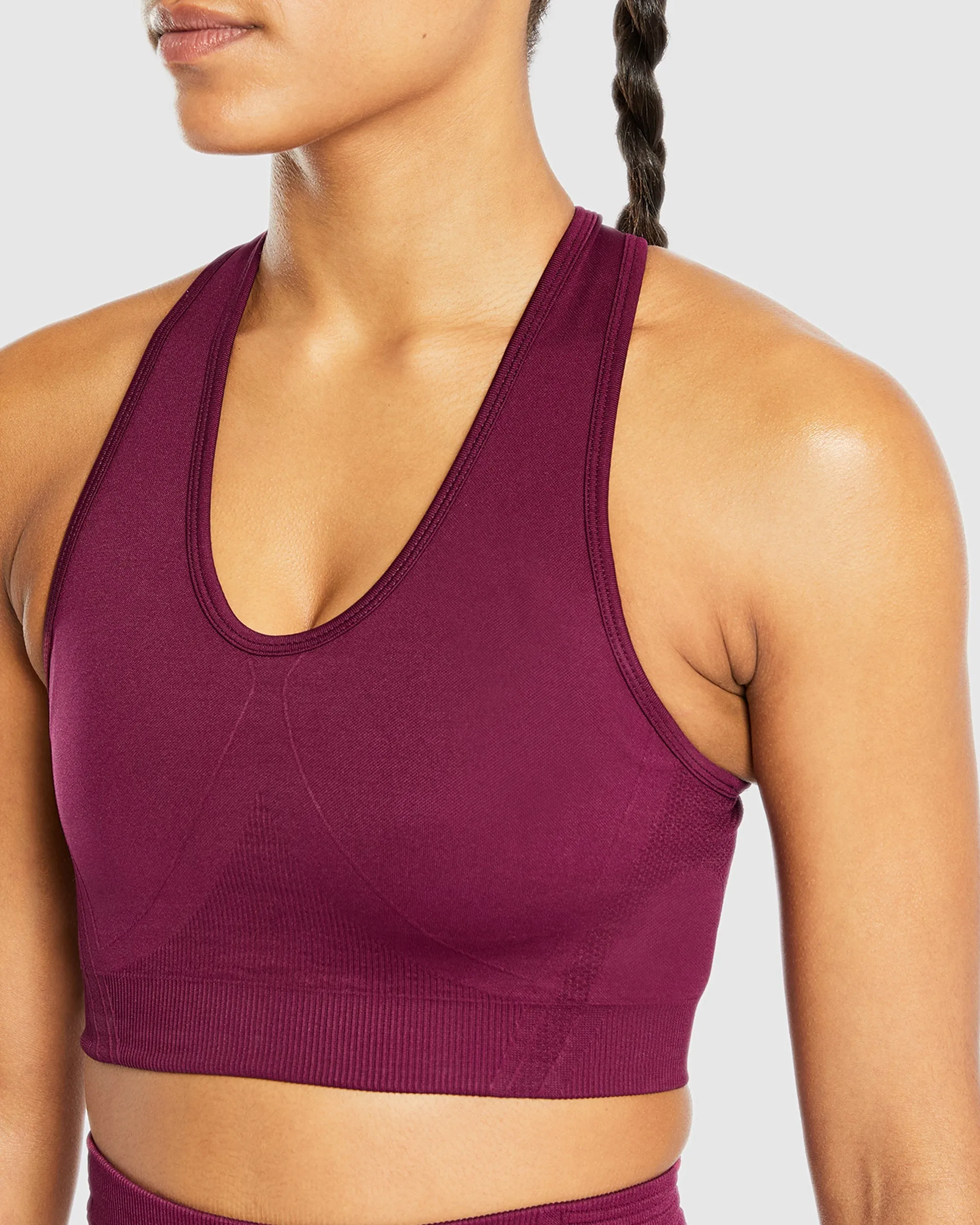 Balance V2 Seamless Sports Bra - Purple Wine sold by AYBL product image thumbnail 5