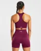 Balance V2 Seamless Sports Bra - Purple Wine sold by AYBL