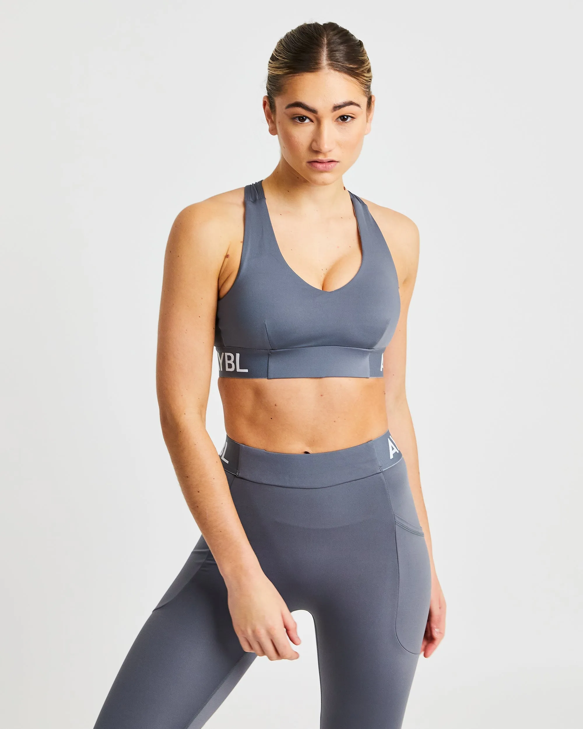 Training Sports Bra - Grey sold by AYBL