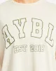 Varsity Oversized T Shirt - Beige / Khaki sold by AYBL