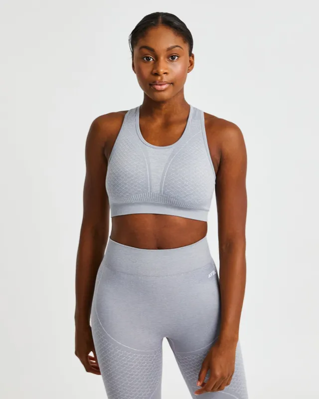 Impact Seamless Sports Bra - Grey sold by AYBL