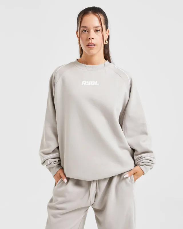 Justine Oversized Sweater - Washed Taupe sold by AYBL