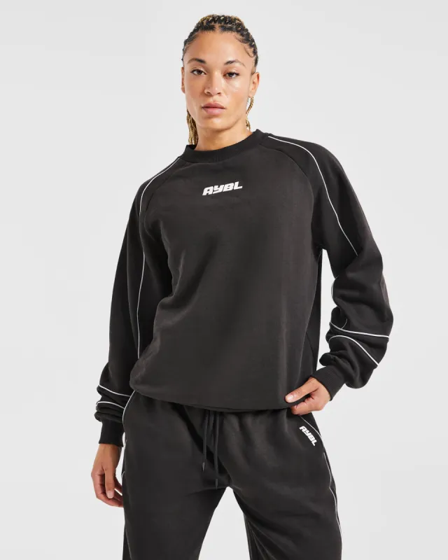 Justine Oversized Sweater - Washed Black sold by AYBL