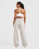 Justine Oversized Straight Leg Joggers - Washed Taupe sold by AYBL
