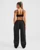 Justine Oversized Straight Leg Joggers - Washed Black sold by AYBL