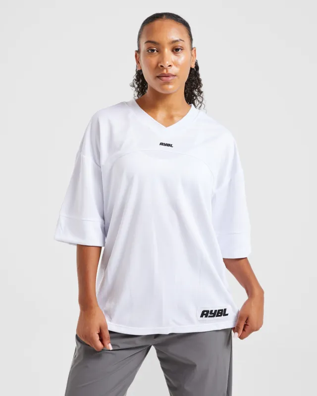 Justine Jersey - White sold by AYBL