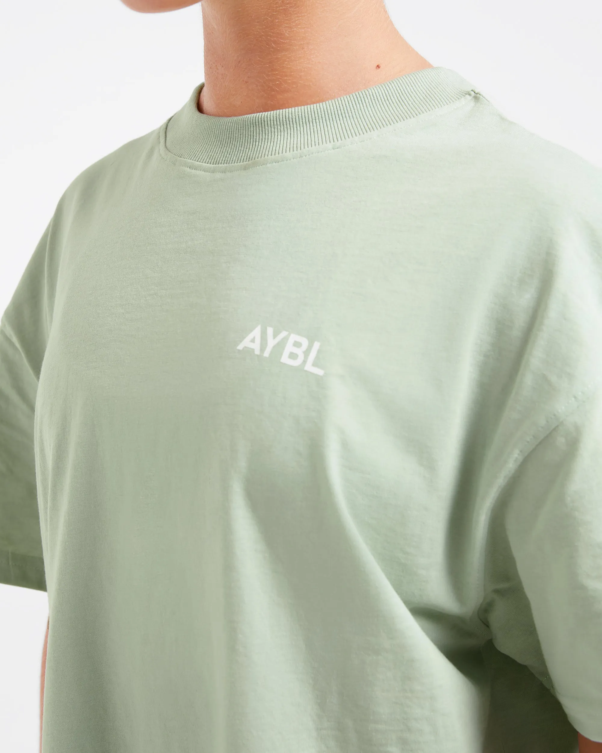 Lift Graphic Oversized T Shirt - Light Sage sold by AYBL product image thumbnail 5