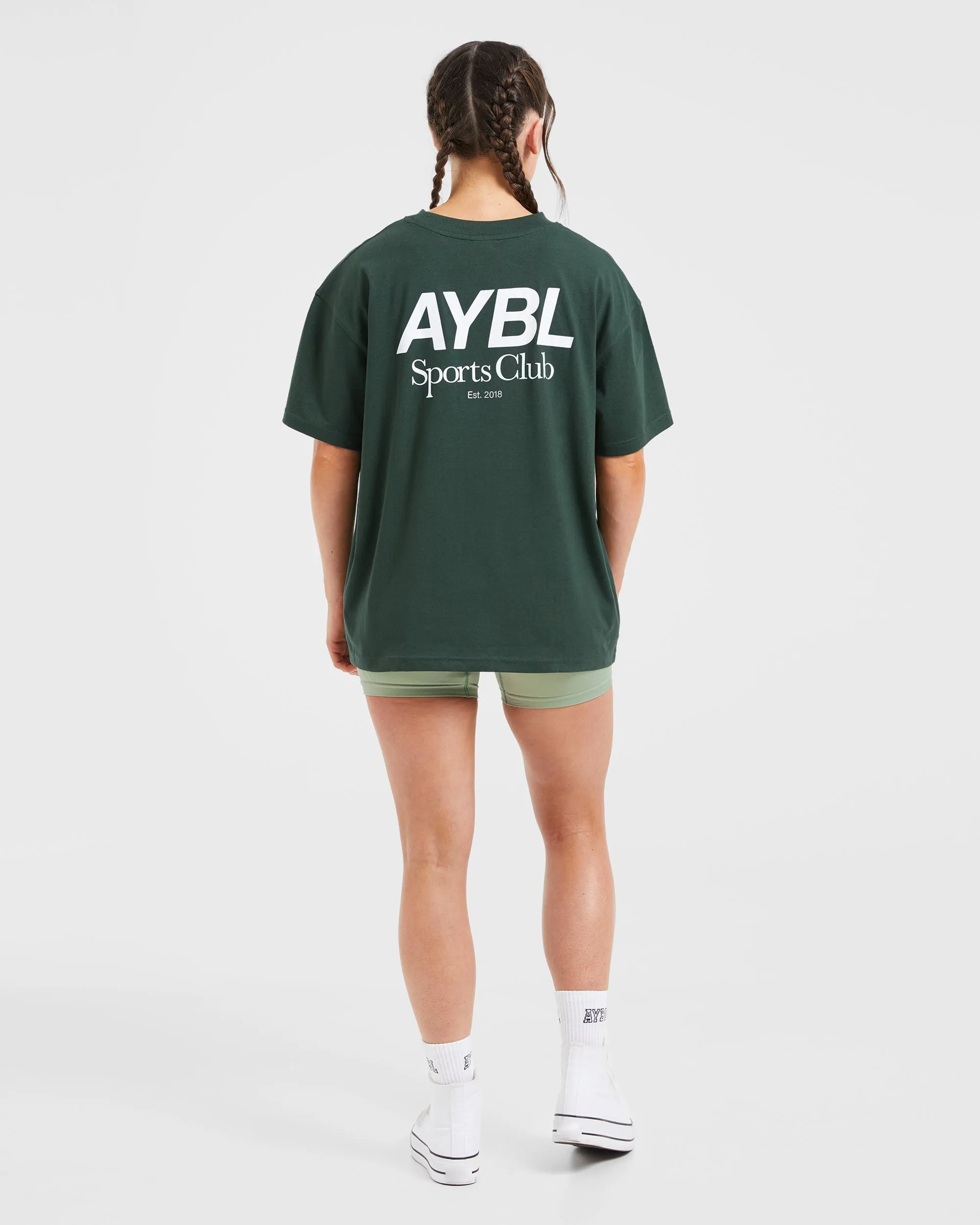 AYBL Sports Club Oversized T Shirt - Forest Green sold by AYBL product image thumbnail 4