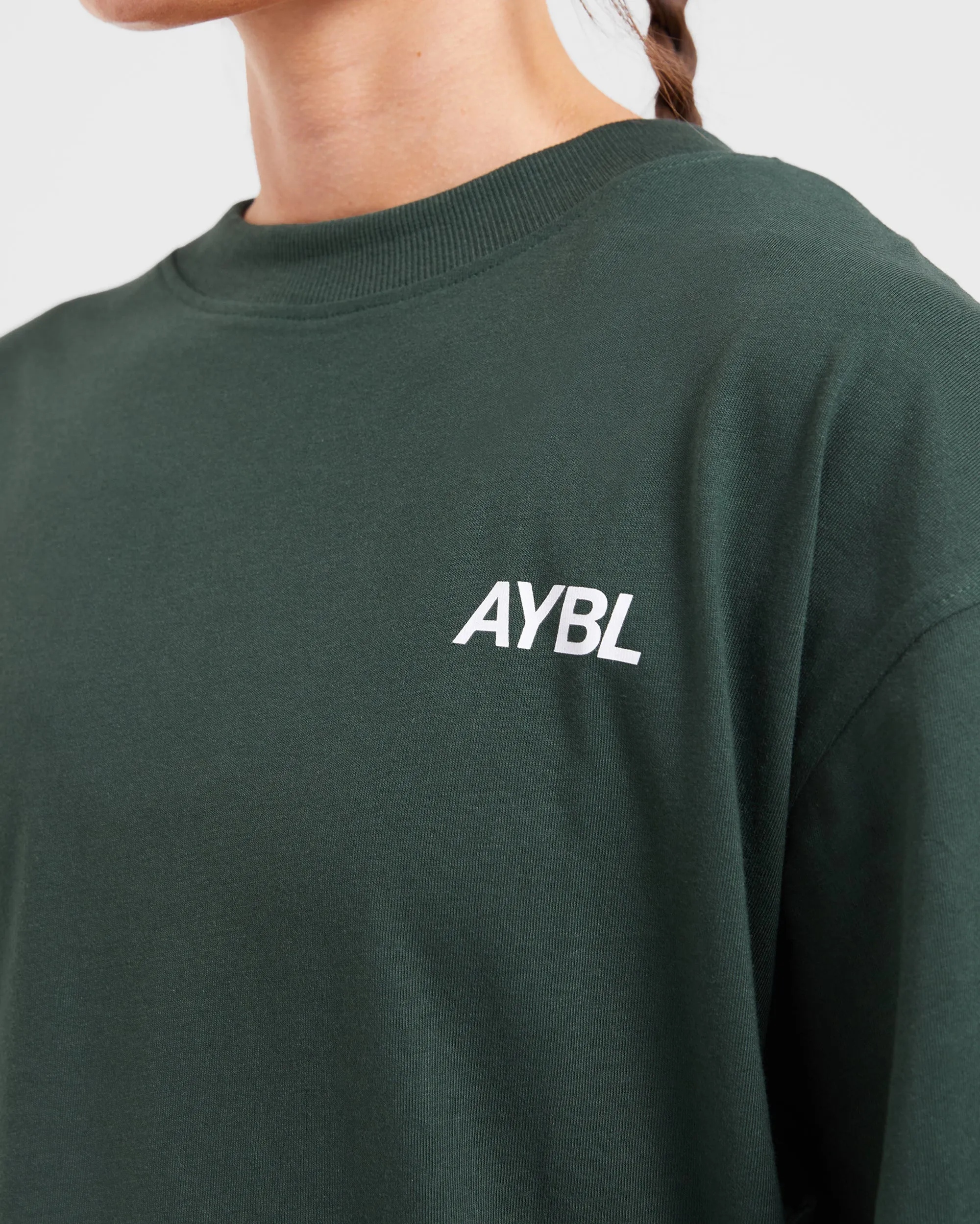 AYBL Sports Club Oversized T Shirt - Forest Green sold by AYBL product image thumbnail 5