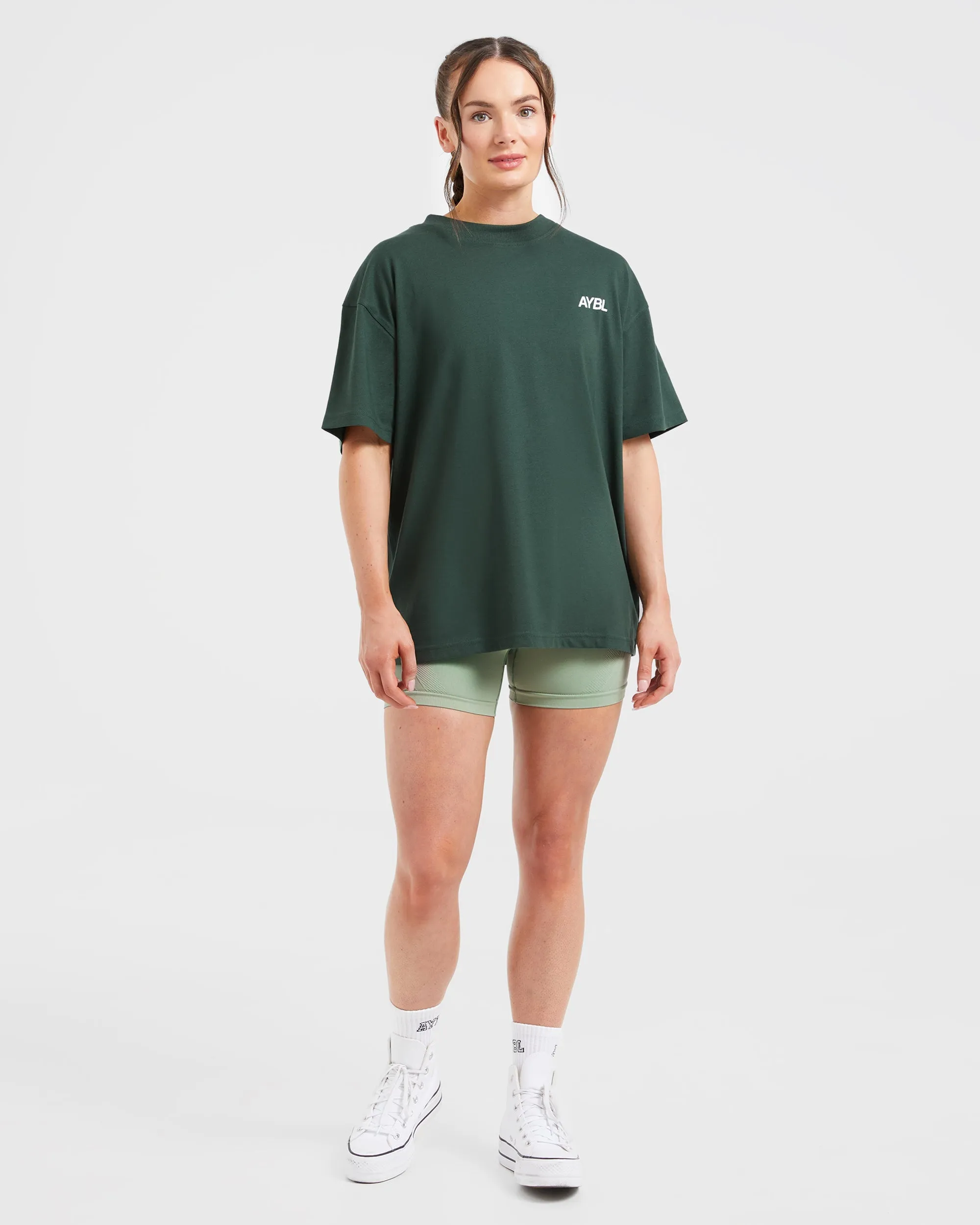 AYBL Sports Club Oversized T Shirt - Forest Green sold by AYBL product image thumbnail 3