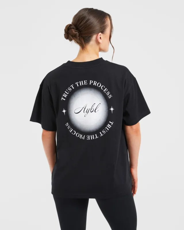 Manifest Oversized T Shirt - Black sold by AYBL