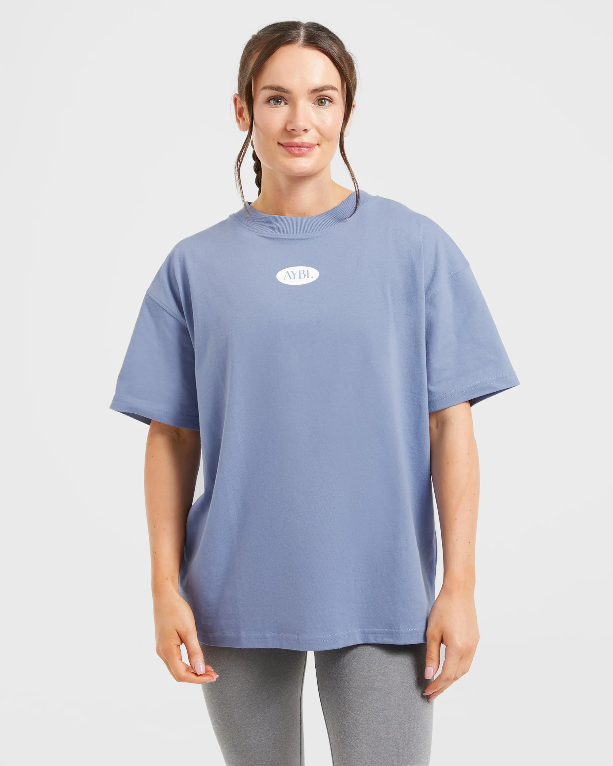 AYBL Lifestyle Oversized T Shirt - Cornflower Blue sold by AYBL product image thumbnail 2