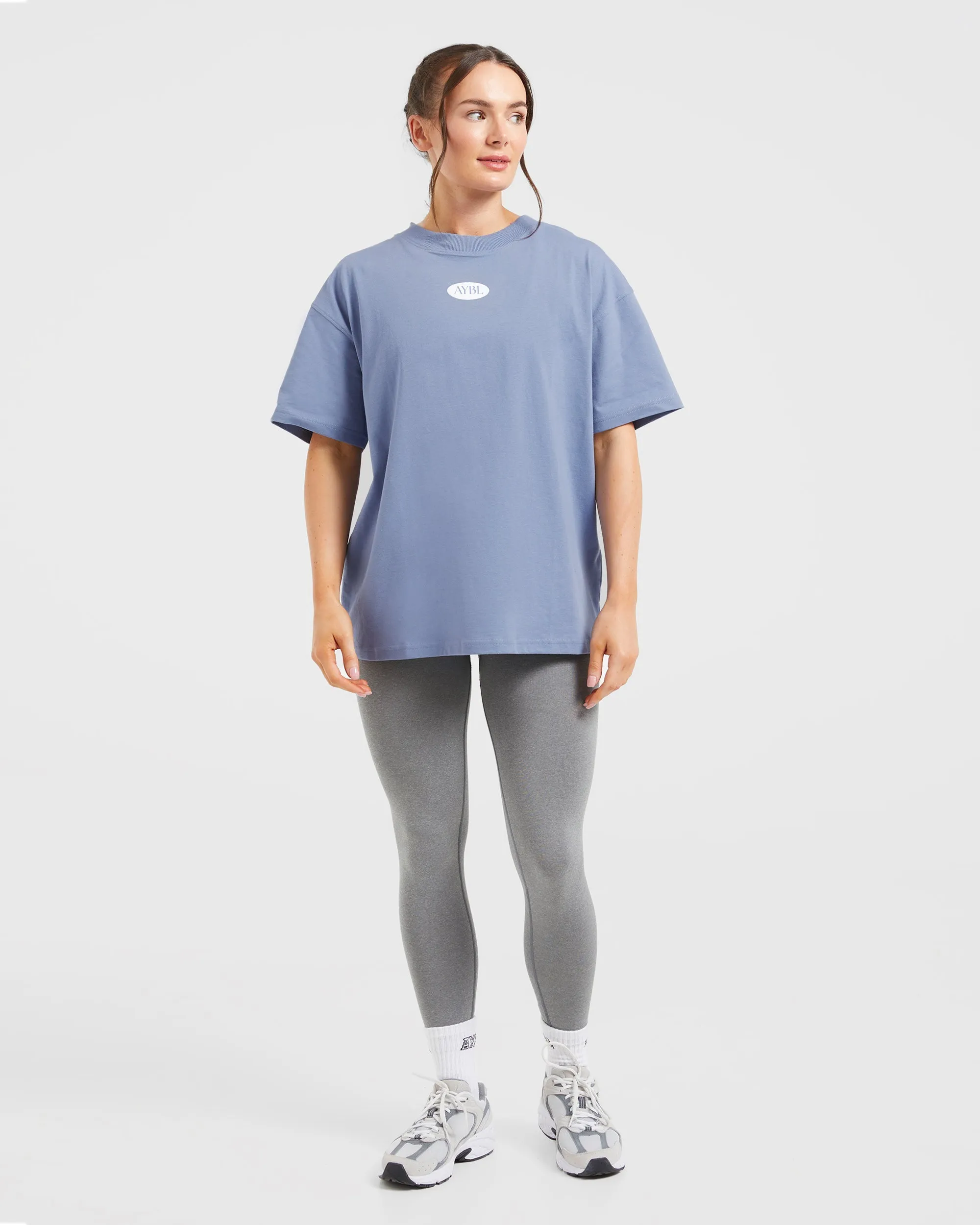 AYBL Lifestyle Oversized T Shirt - Cornflower Blue sold by AYBL product image thumbnail 3