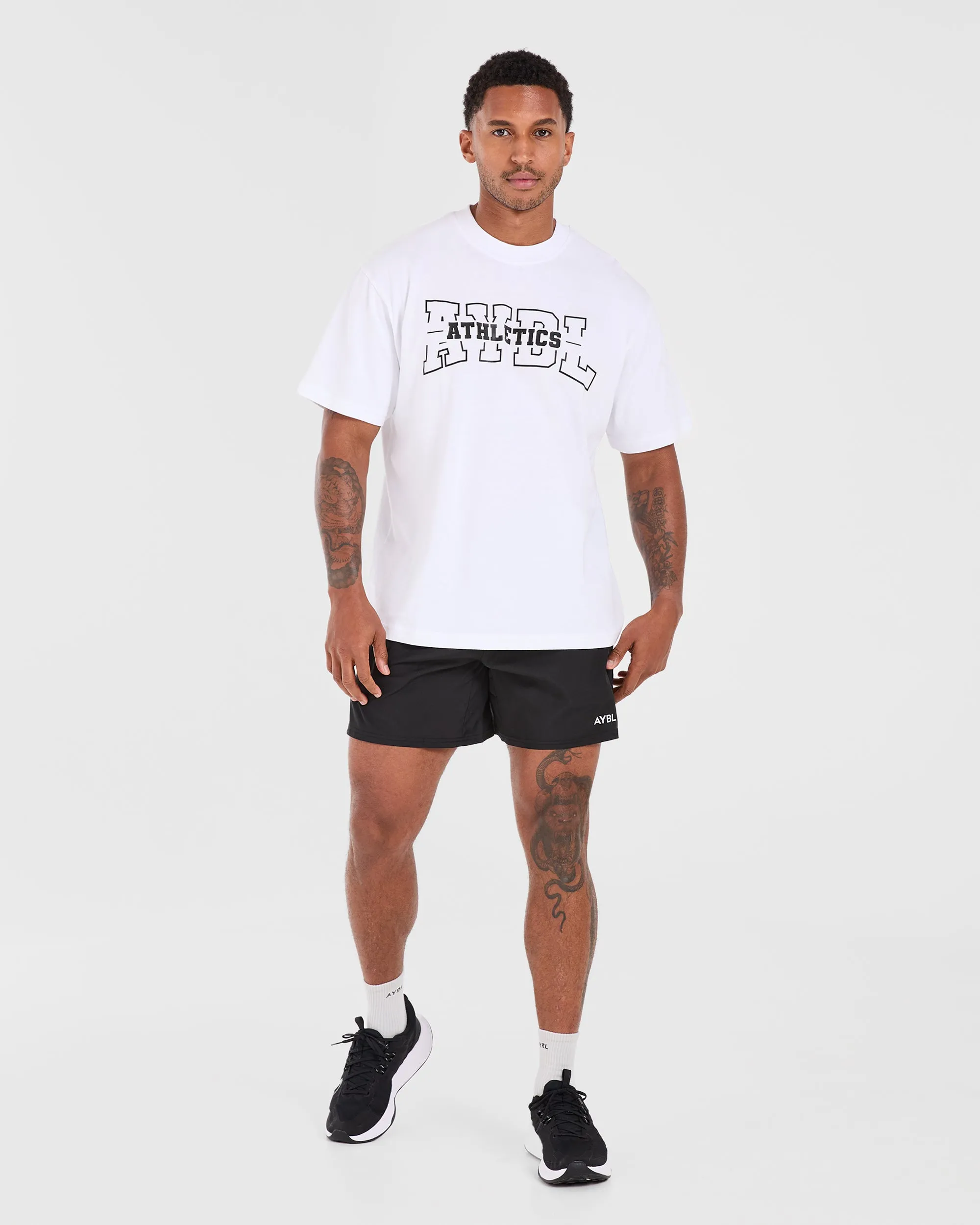 Athletics Oversized T Shirt - White sold by AYBL product image thumbnail 3
