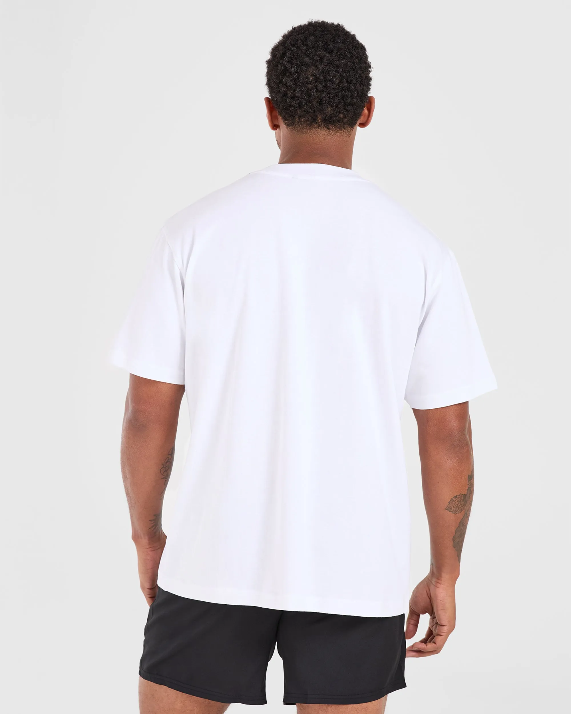 Athletics Oversized T Shirt - White sold by AYBL product image thumbnail 2