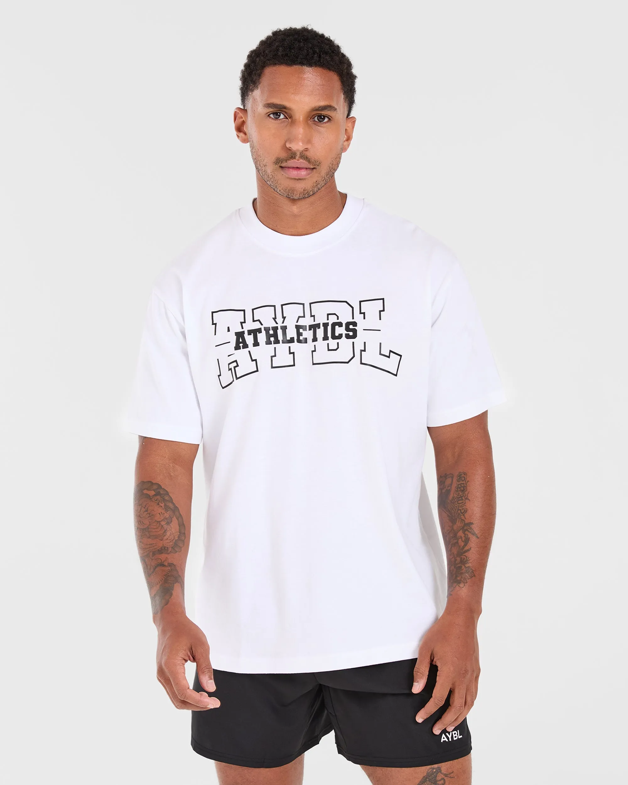 Athletics Oversized T Shirt - White sold by AYBL