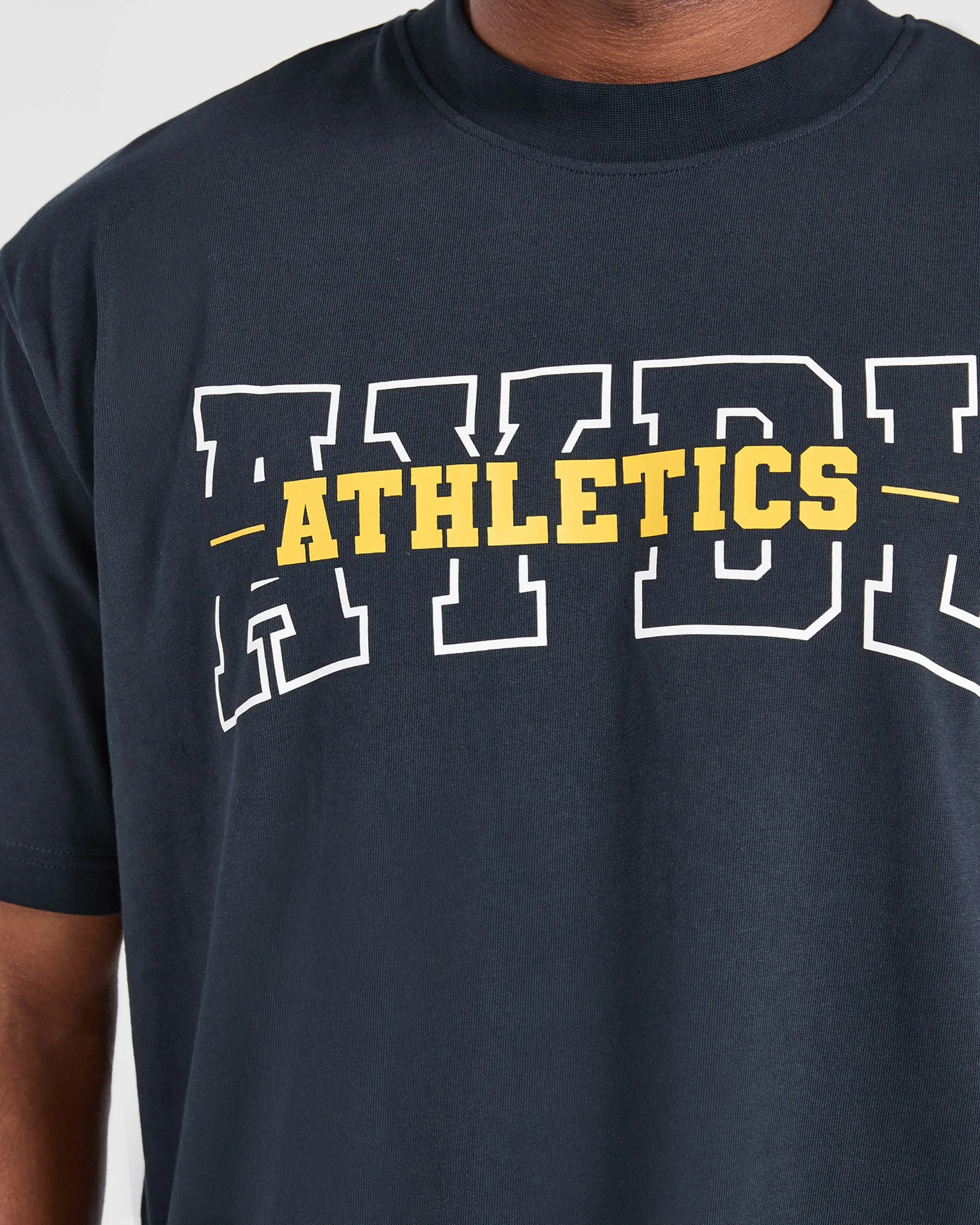 Athletics Oversized T Shirt - Navy sold by AYBL product image thumbnail 5