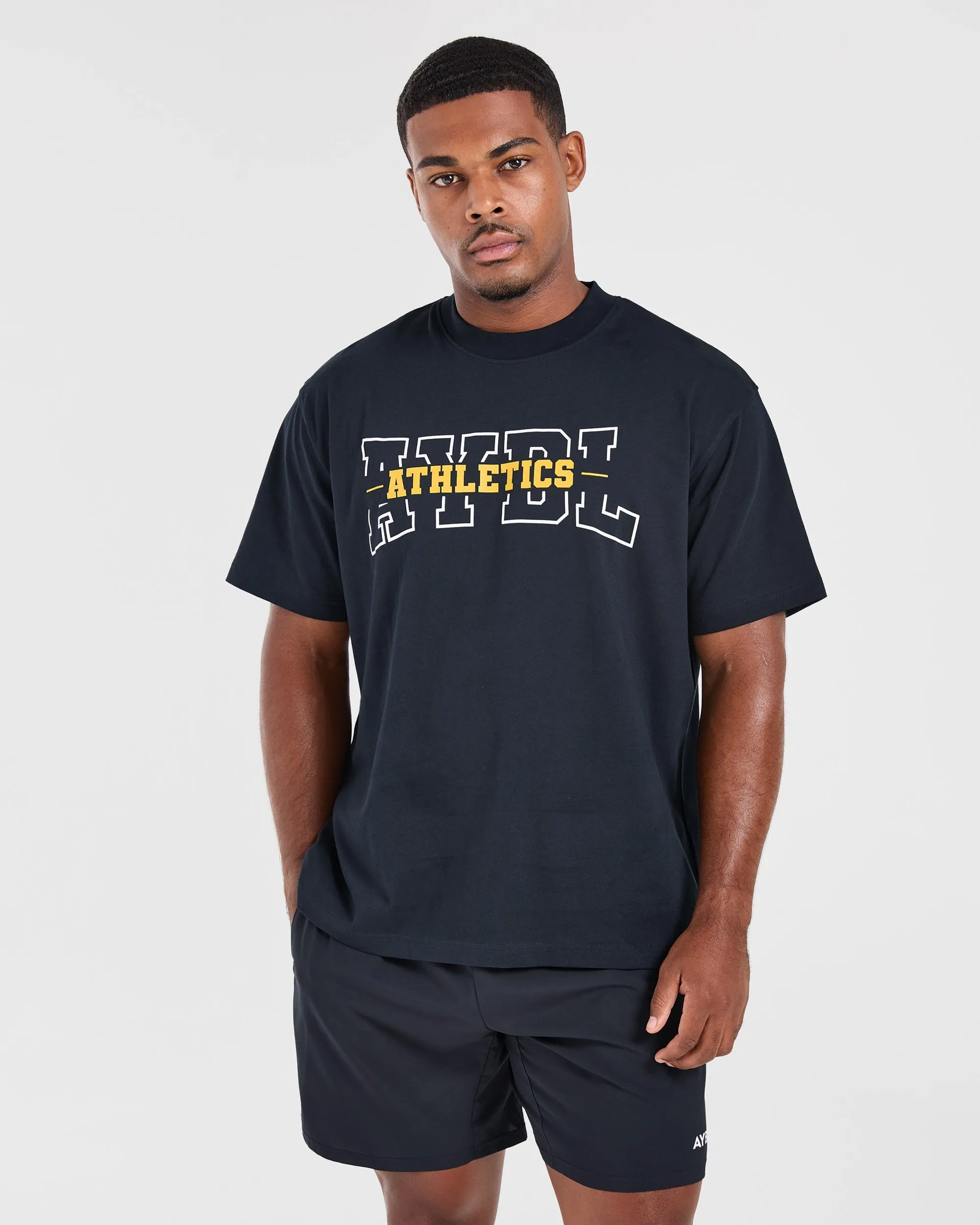 Athletics Oversized T Shirt - Navy sold by AYBL