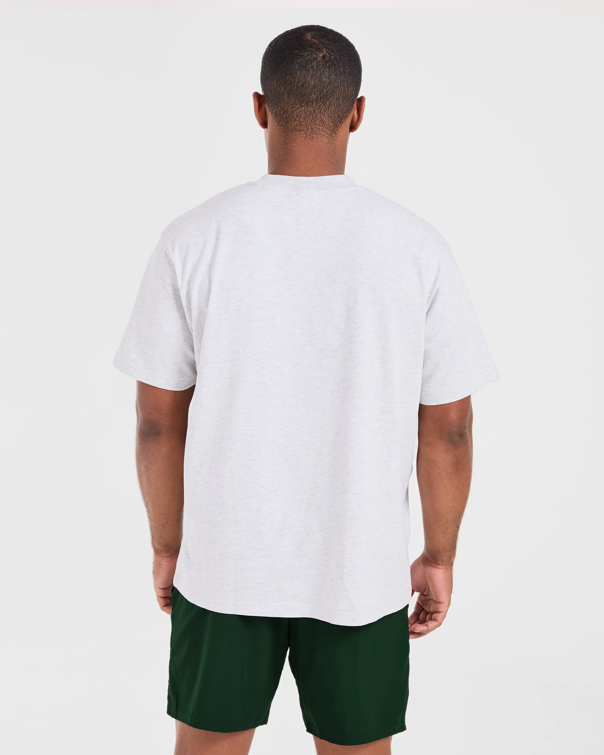 Athletics Oversized T Shirt - Grey Marl sold by AYBL product image thumbnail 2