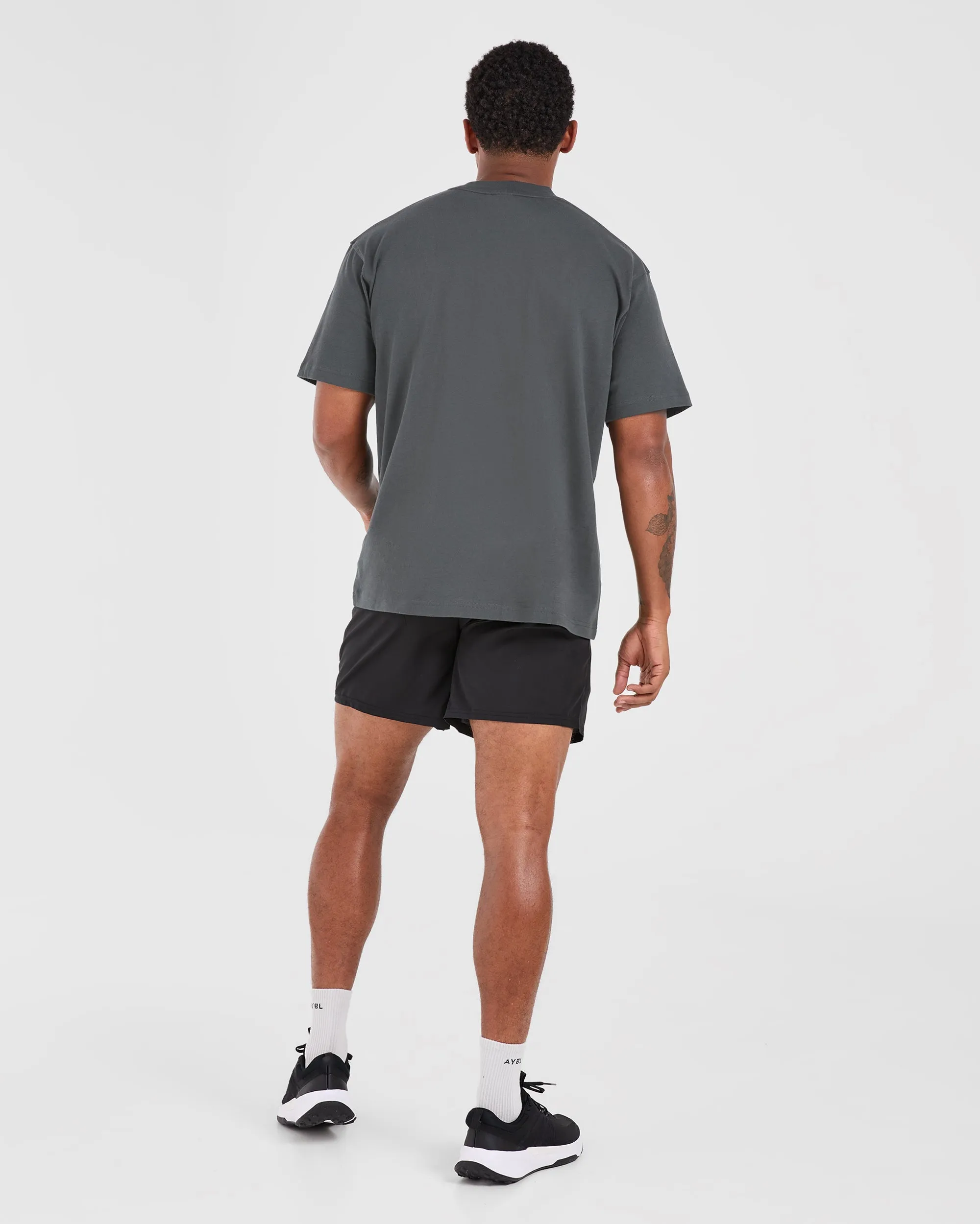 Athletics Oversized T Shirt - Charcoal sold by AYBL product image thumbnail 4