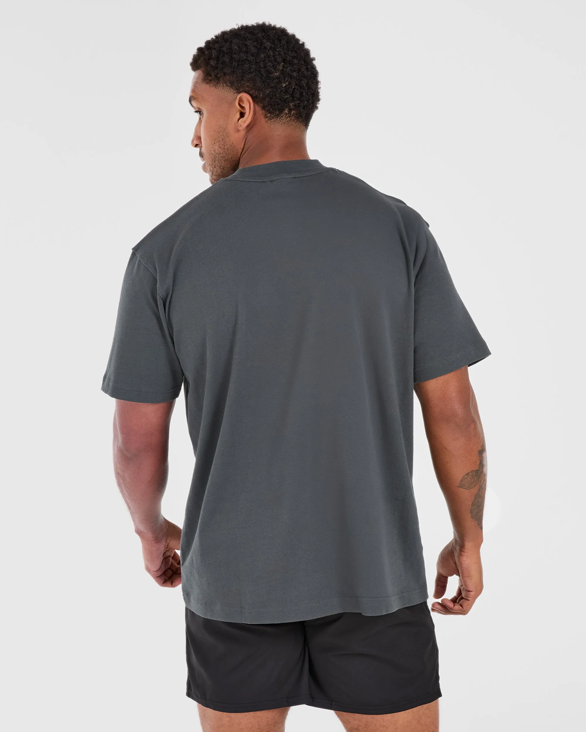 Athletics Oversized T Shirt - Charcoal sold by AYBL product image thumbnail 2