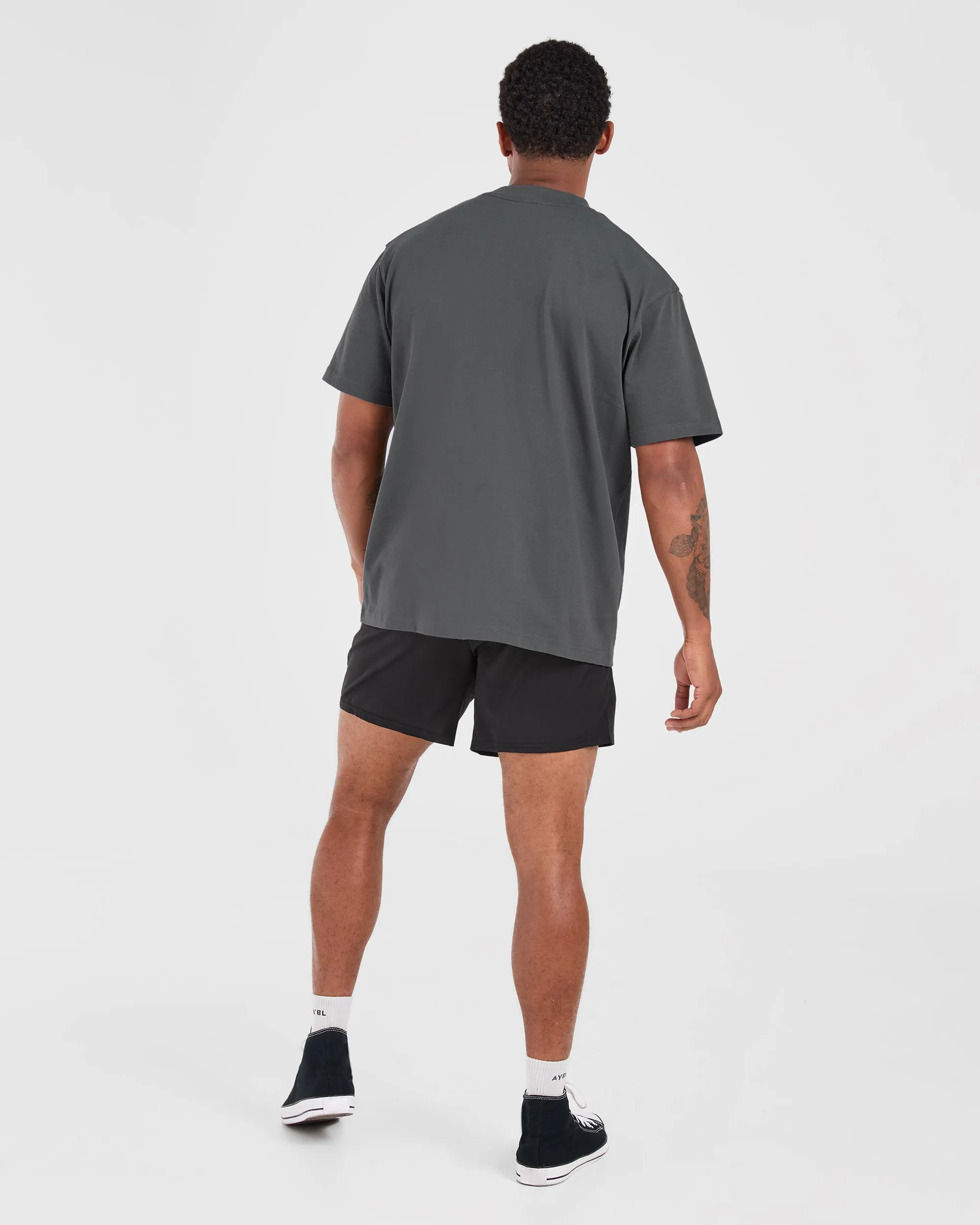 Gothic Oversized T Shirt - Charcoal sold by AYBL product image thumbnail 4