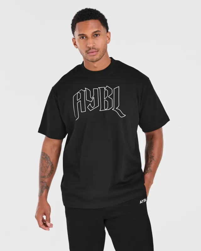 Gothic Oversized T Shirt - Black sold by AYBL