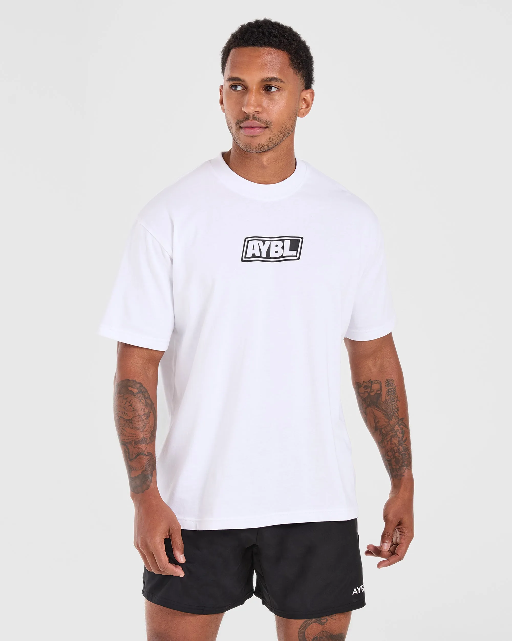 Retro Oversized T Shirt - White sold by AYBL