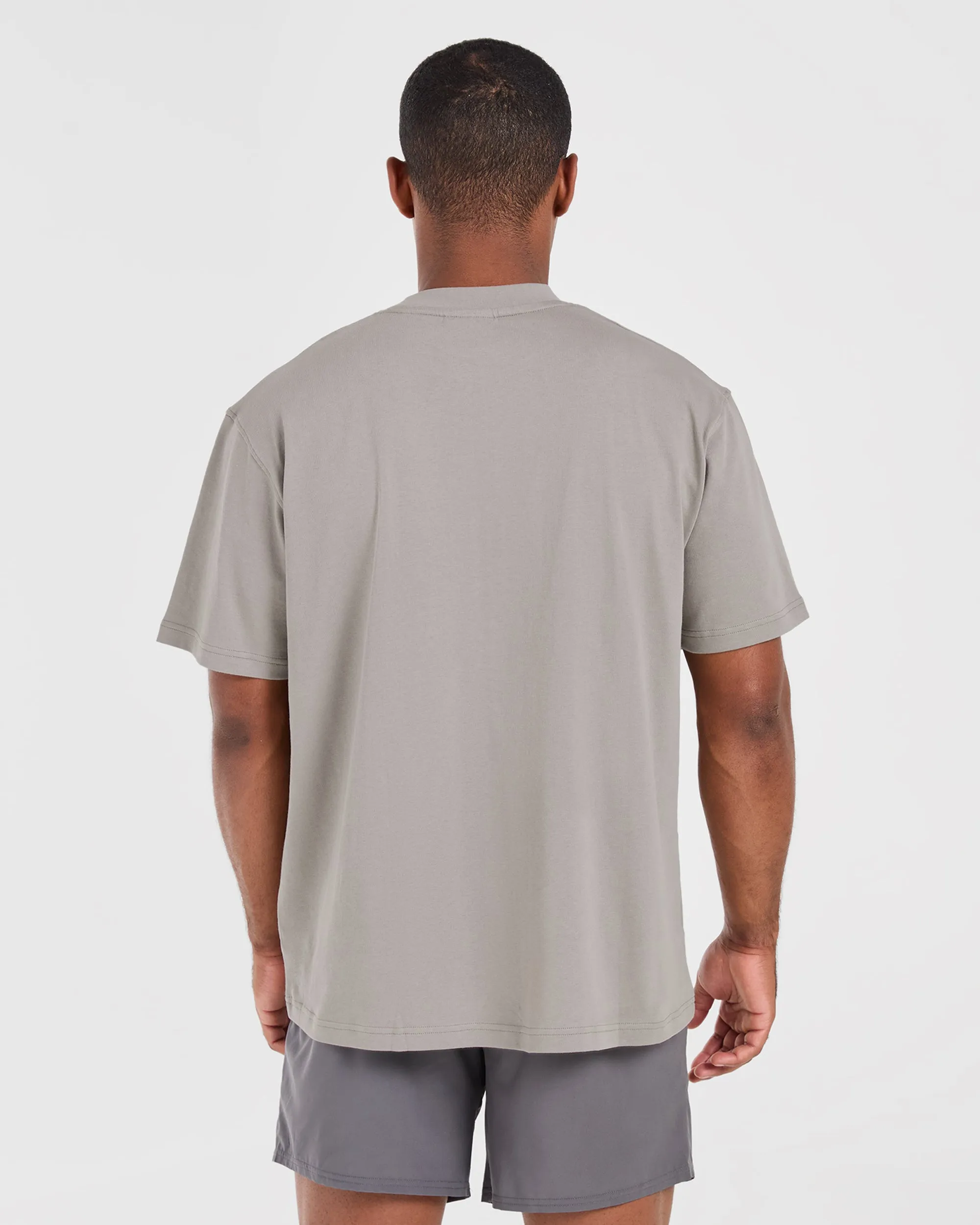 Lift Club Oversized T Shirt - Fog sold by AYBL product image thumbnail 2