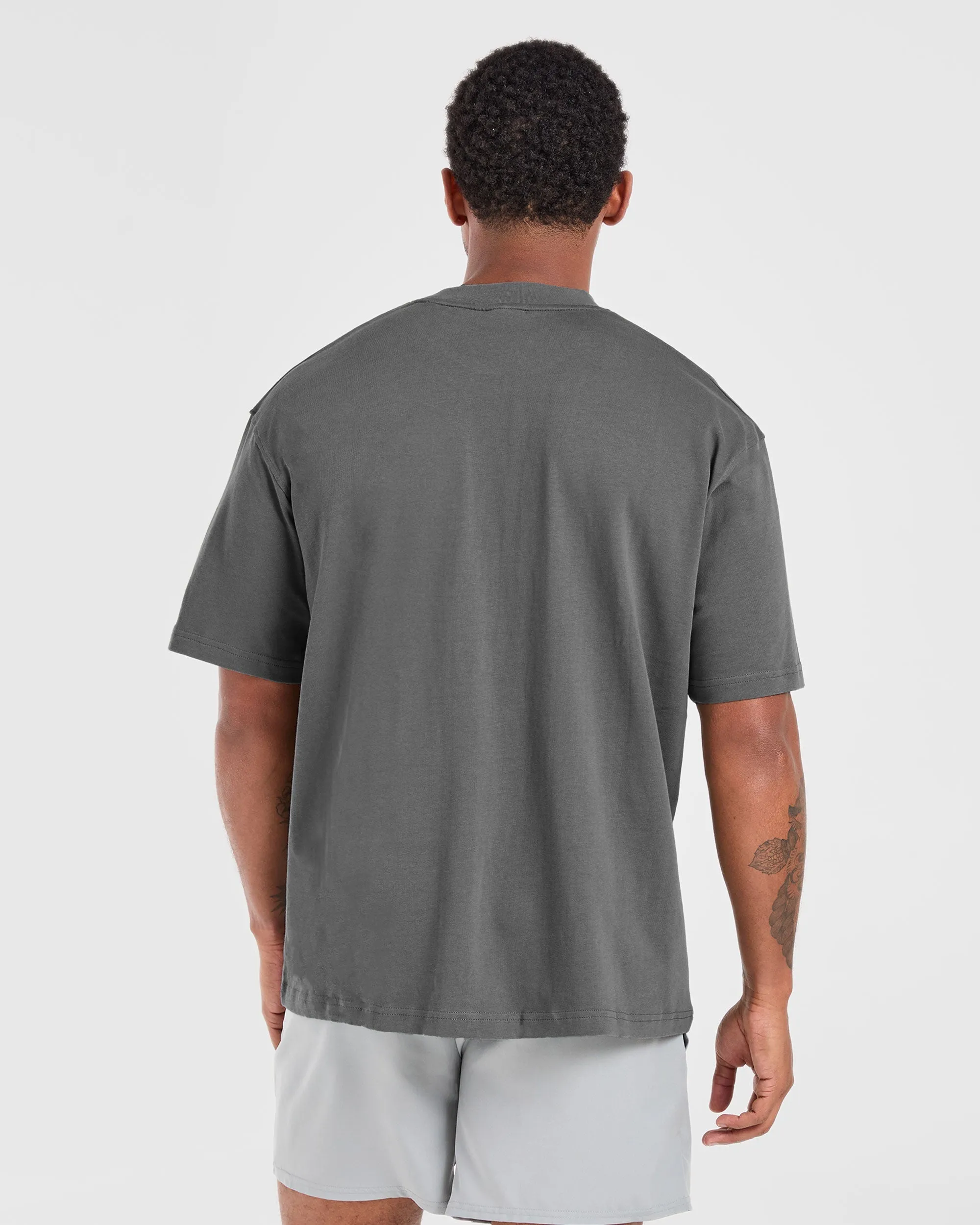Lift Club Oversized T Shirt - Charcoal sold by AYBL product image thumbnail 2