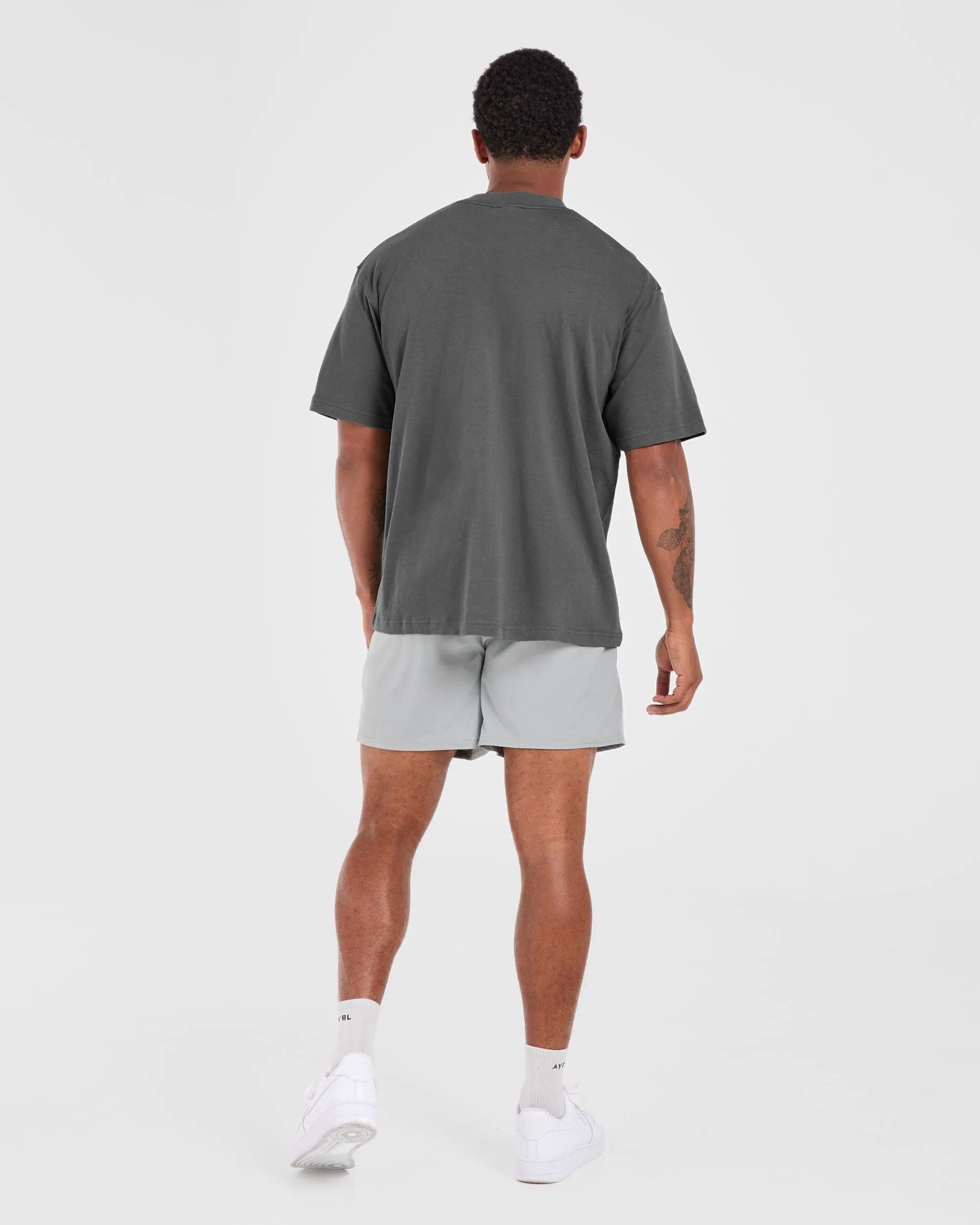 Lift Club Oversized T Shirt - Charcoal sold by AYBL product image thumbnail 4