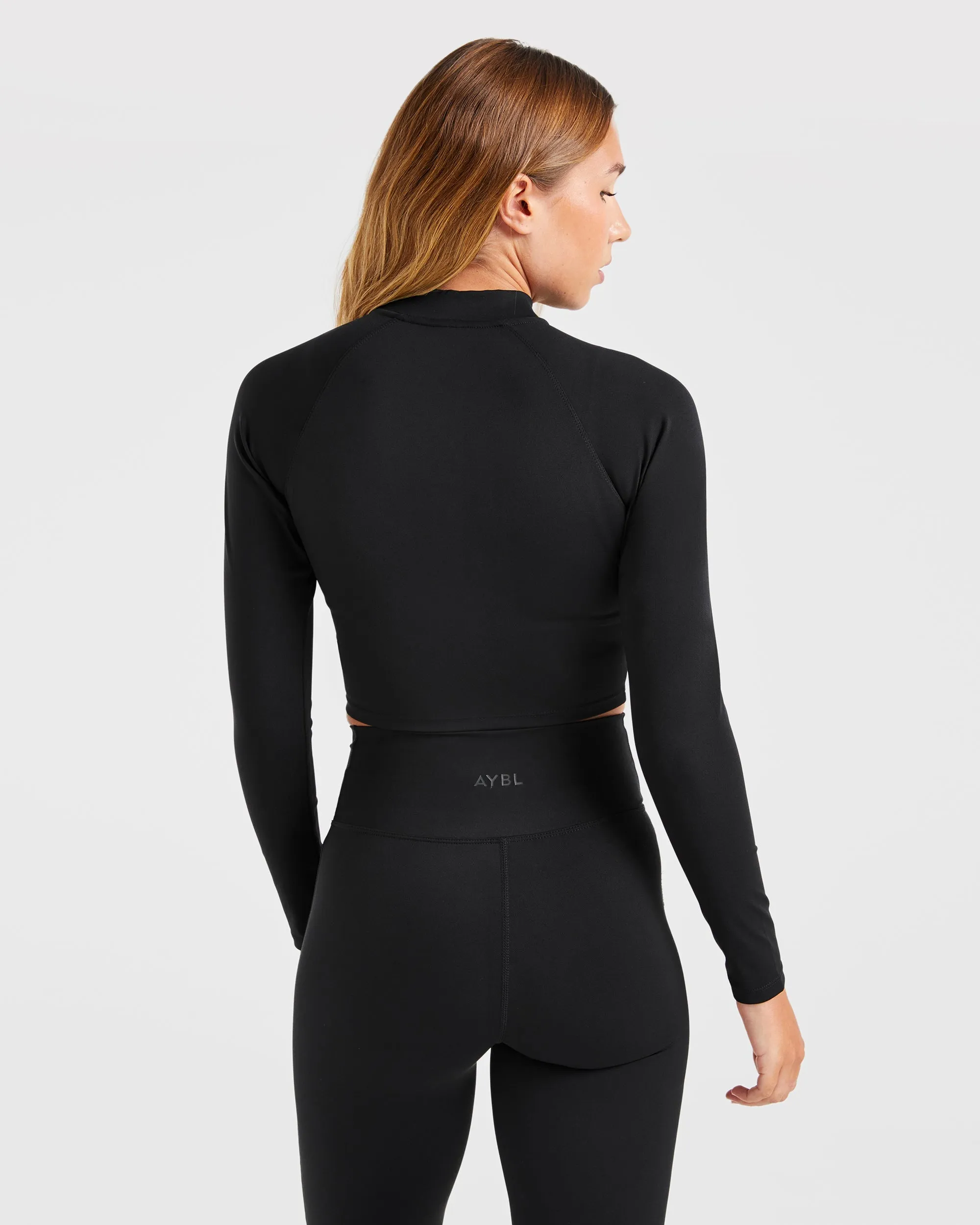 Sculpt Wrap Zip Up Jacket - Black sold by AYBL product image thumbnail 2