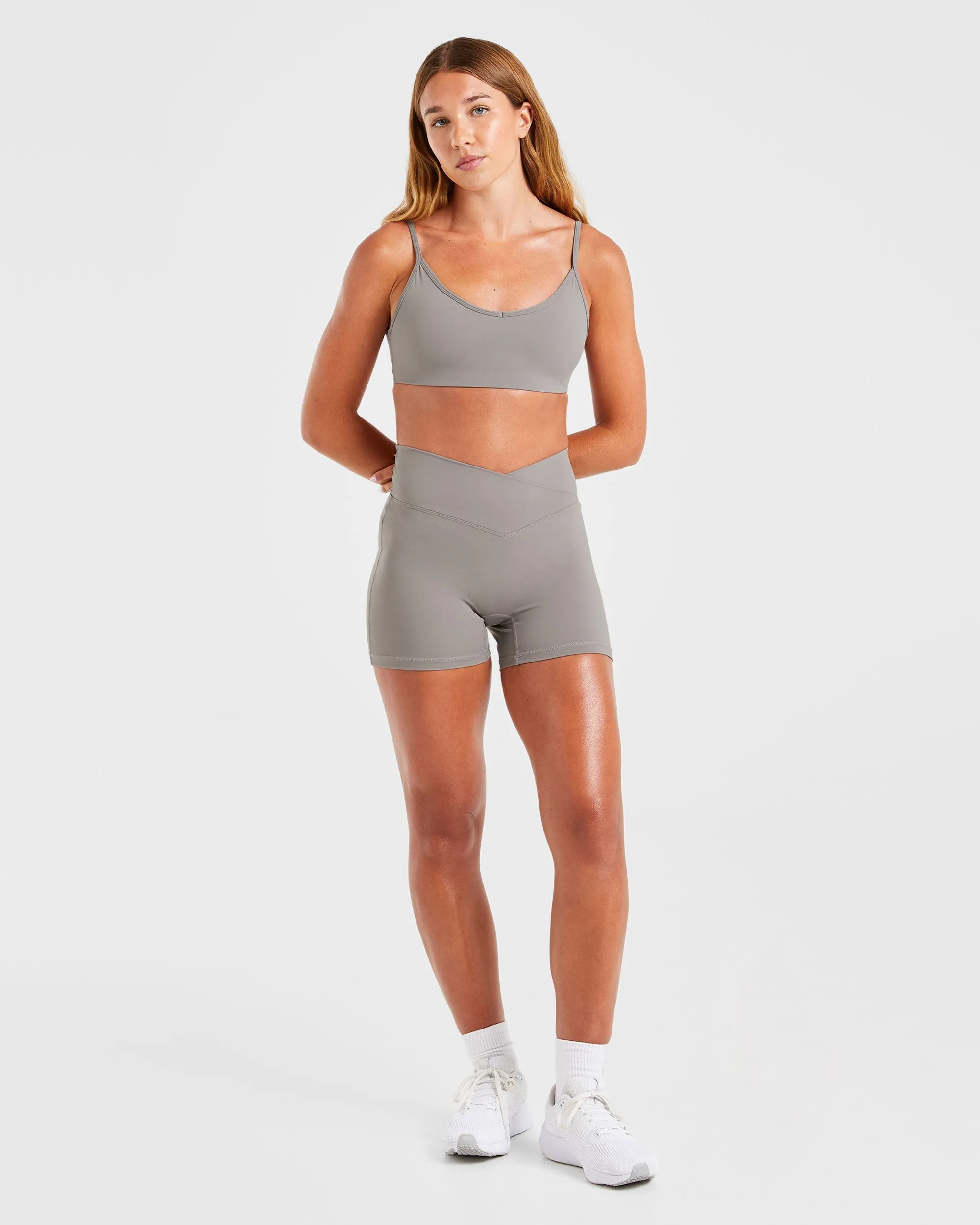 Sculpt Wrap Shorts - Smoke Grey sold by AYBL product image thumbnail 3
