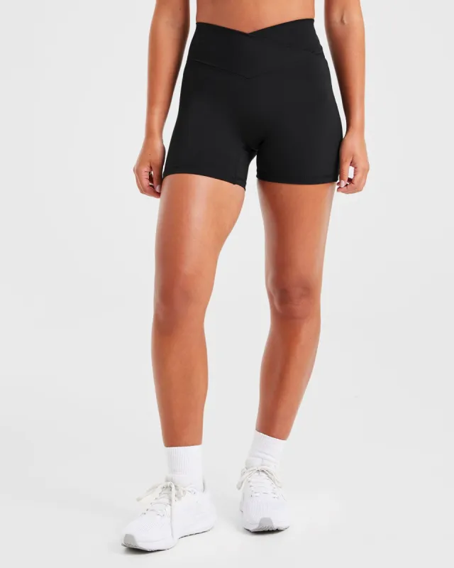 Sculpt Wrap Shorts - Black sold by AYBL