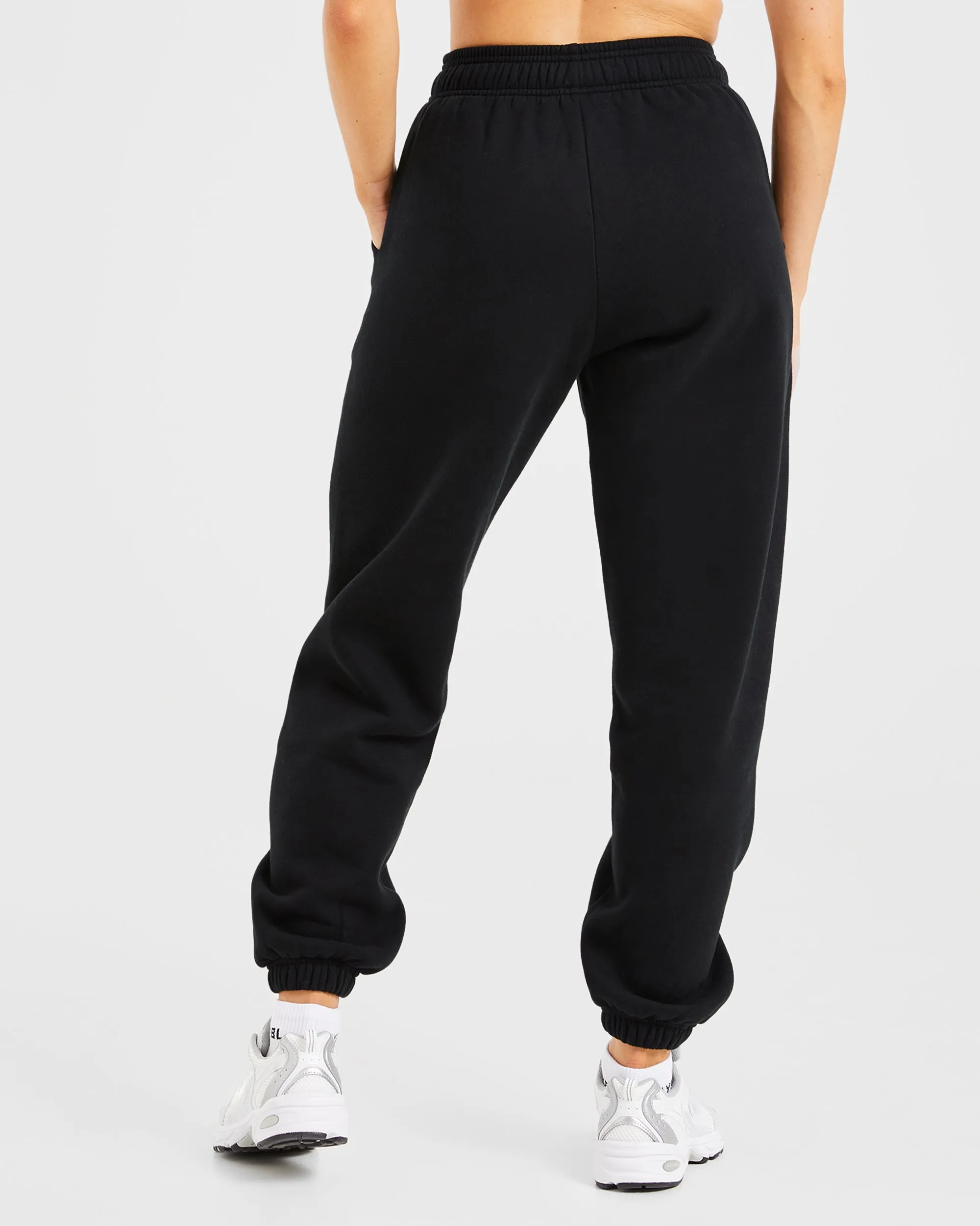 AYBL Sports Club Oversized Joggers - Black/White sold by AYBL product image thumbnail 2