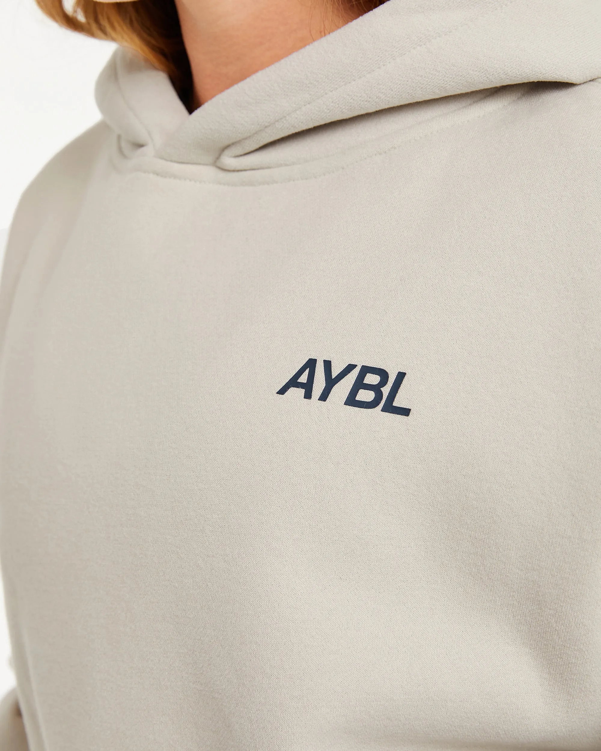 AYBL Sports Club Oversized Hoodie - Sand/Navy sold by AYBL product image thumbnail 5