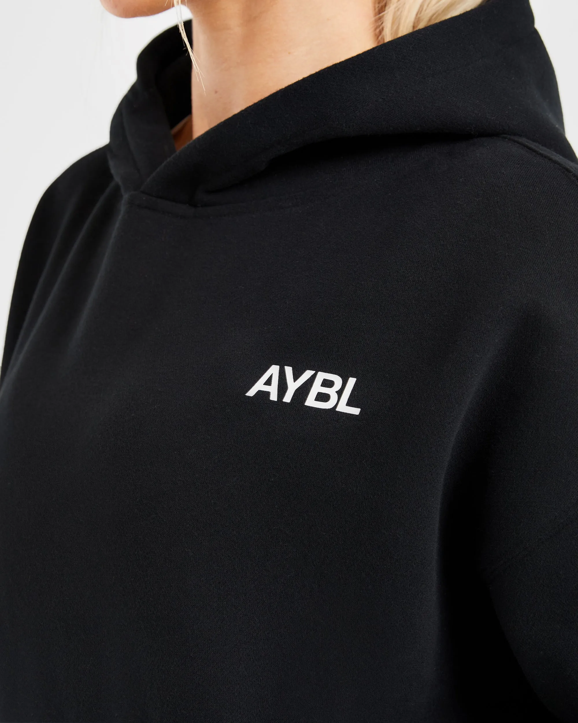 AYBL Sports Club Oversized Hoodie - Black/White sold by AYBL product image thumbnail 5