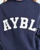 Varsity Oversized Sweatshirt - Navy sold by AYBL