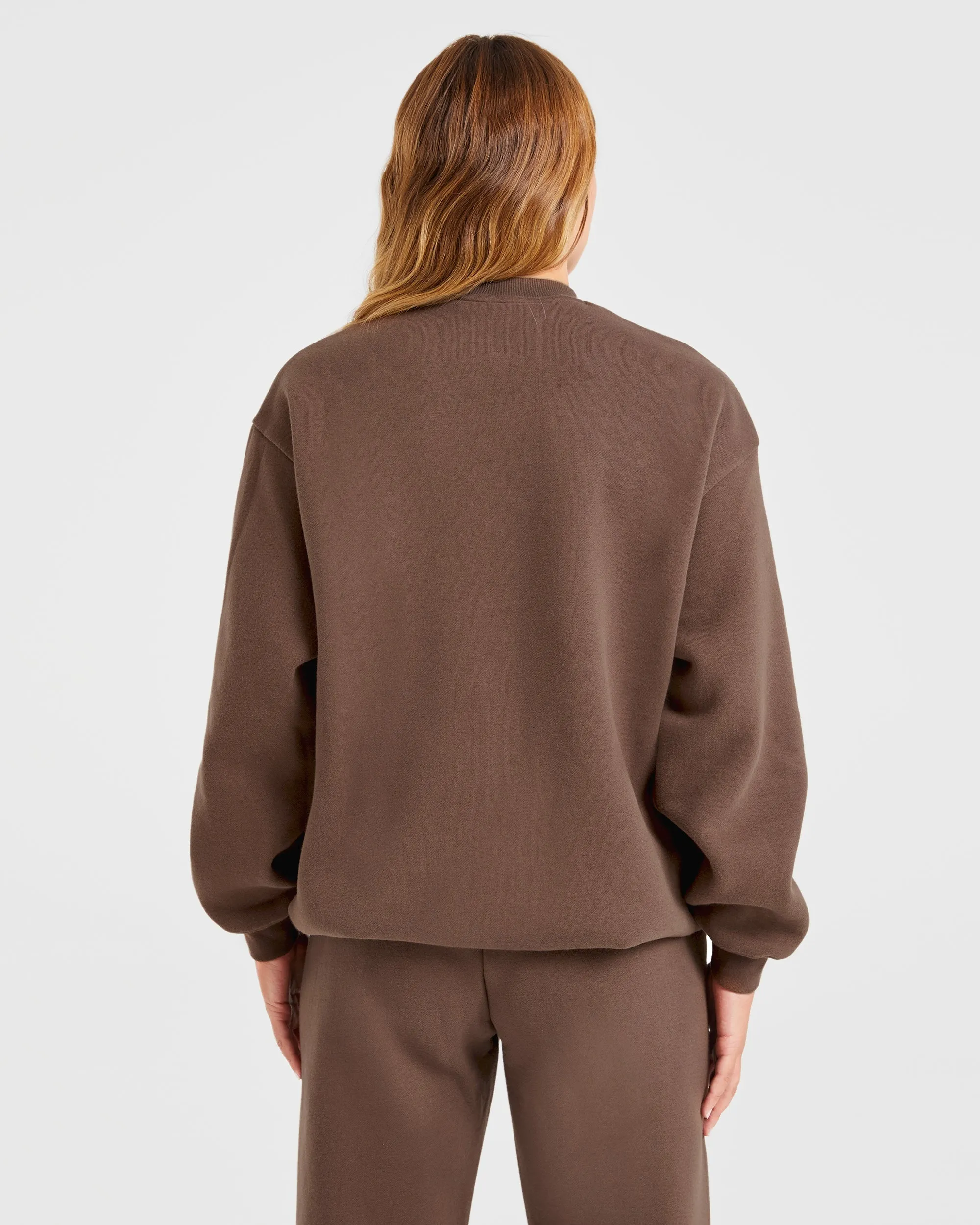 Varsity Oversized Sweatshirt - Brown sold by AYBL product image thumbnail 2