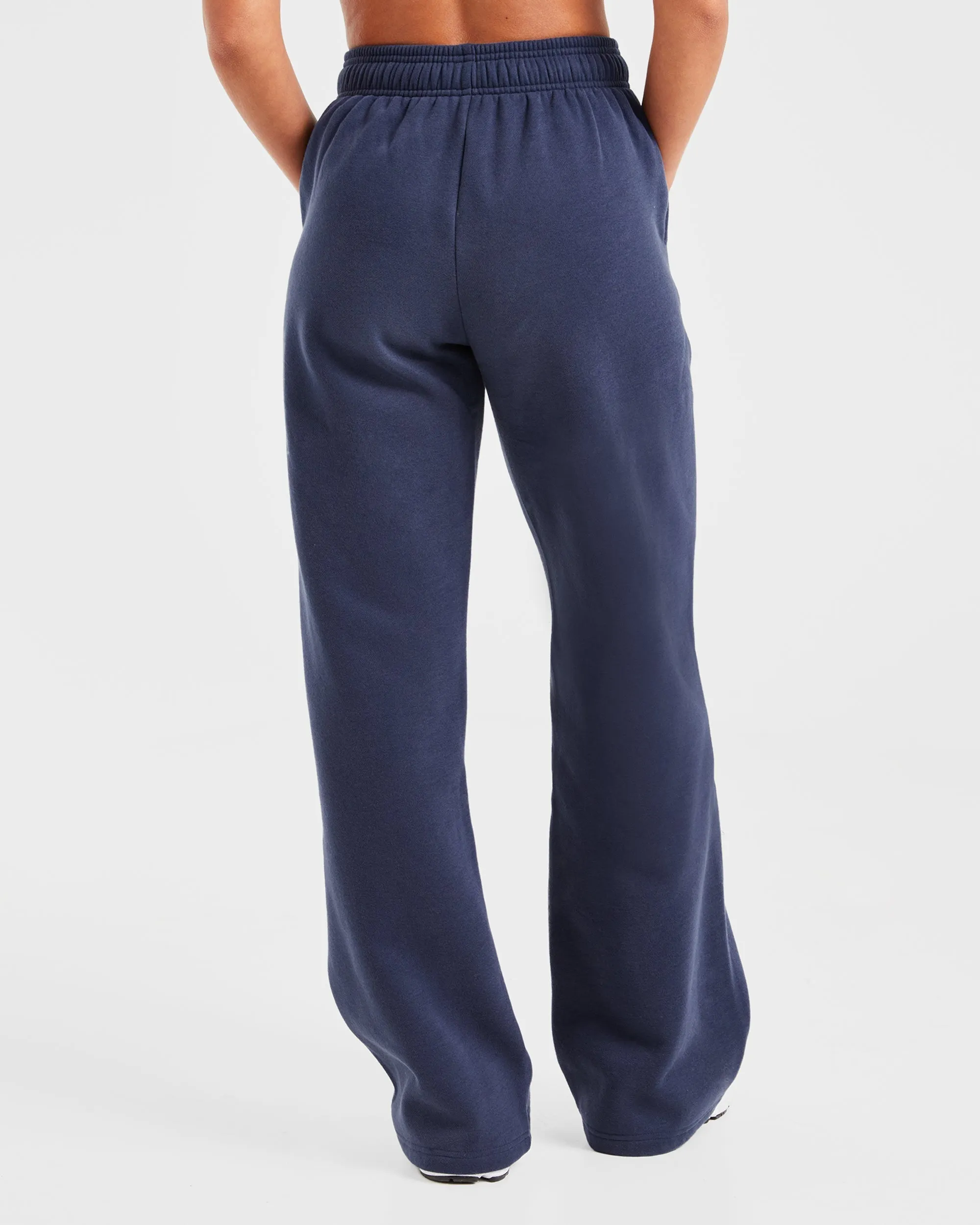 Varsity Oversized Straight Leg Joggers - Navy sold by AYBL product image thumbnail 2