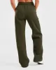 Varsity Oversized Straight Leg Joggers - Khaki sold by AYBL